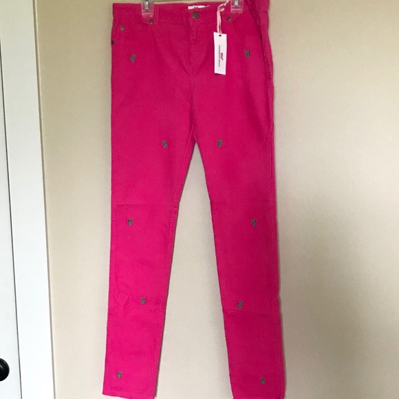 *SOLD* Vineyard Vines Pink Corduroy Pants 16 - Picture 2 of 5